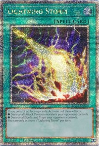 Lightning Storm (Quarter Century Secret Rare) - 25th Anniversary Rarity Collection