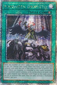 Forbidden Droplet (Quarter Century Secret Rare) - 25th Anniversary Rarity Collection