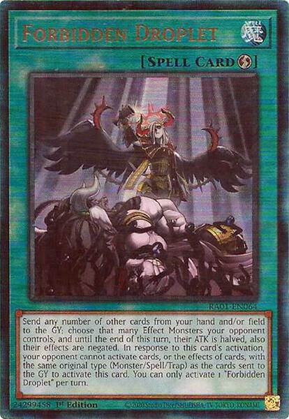Forbidden Droplet (PUR) - 25th Anniversary Rarity Collection