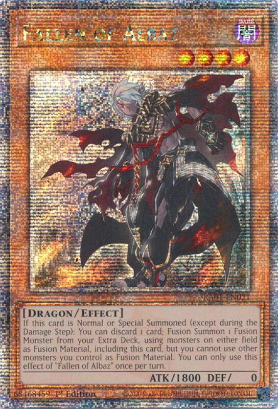 Fallen of Albaz (Quarter Century Secret Rare) 25th Anniversary Rarity Collection YuGiOh