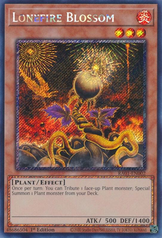 Lonefire Blossom (Platinum Secret Rare) - 25th Anniversary Rarity