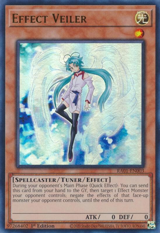 エフェクトヴェーラー 米レリ 1st Effect Veiler (UR) - 25th Anniversary Rarity Collection