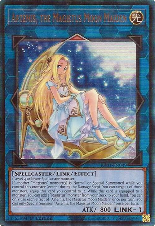 Artemis, the Magistus Moon Maiden (PUR) - 25th Anniversary Rarity