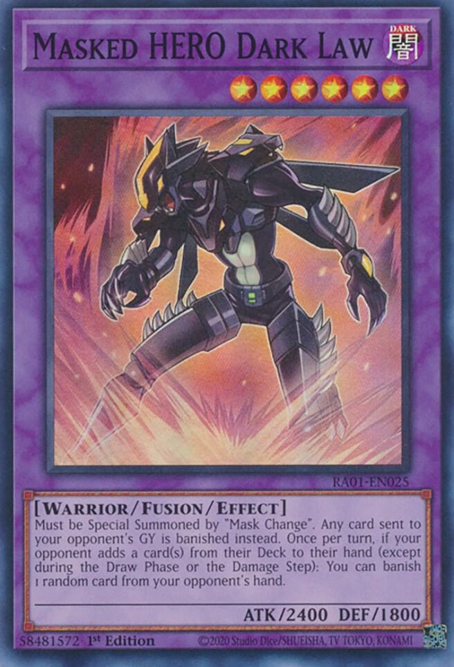 Masked HERO Dark Law - 25th Anniversary Rarity Collection - YuGiOh