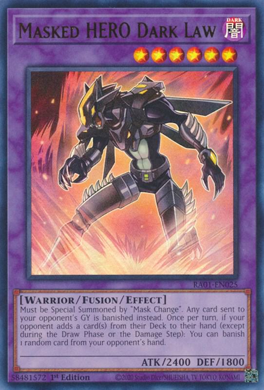 SFC 【DARK LAW】 Masked HERO Dark Law (UR) - 25th Anniversary Rarity