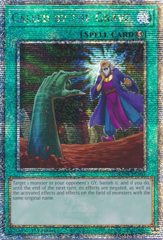 thumbnail image 2 of Called By The Grave - RA01-EN057 - Ultra Rare – Rarity Collection - Yu-Gi-Oh! TCG 2 of 3