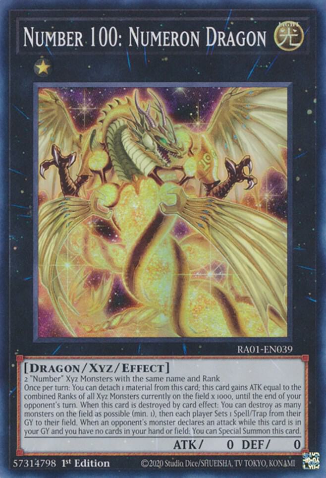 Number 100: Numeron Dragon - 25th Anniversary Rarity Collection