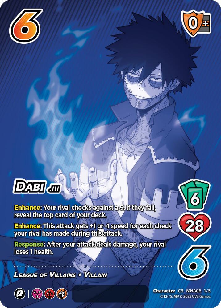 Dabi (Serial Numbered) - UniVersus: My Hero Academia: Jet Burn - UniVersus  - TCGplayer.com