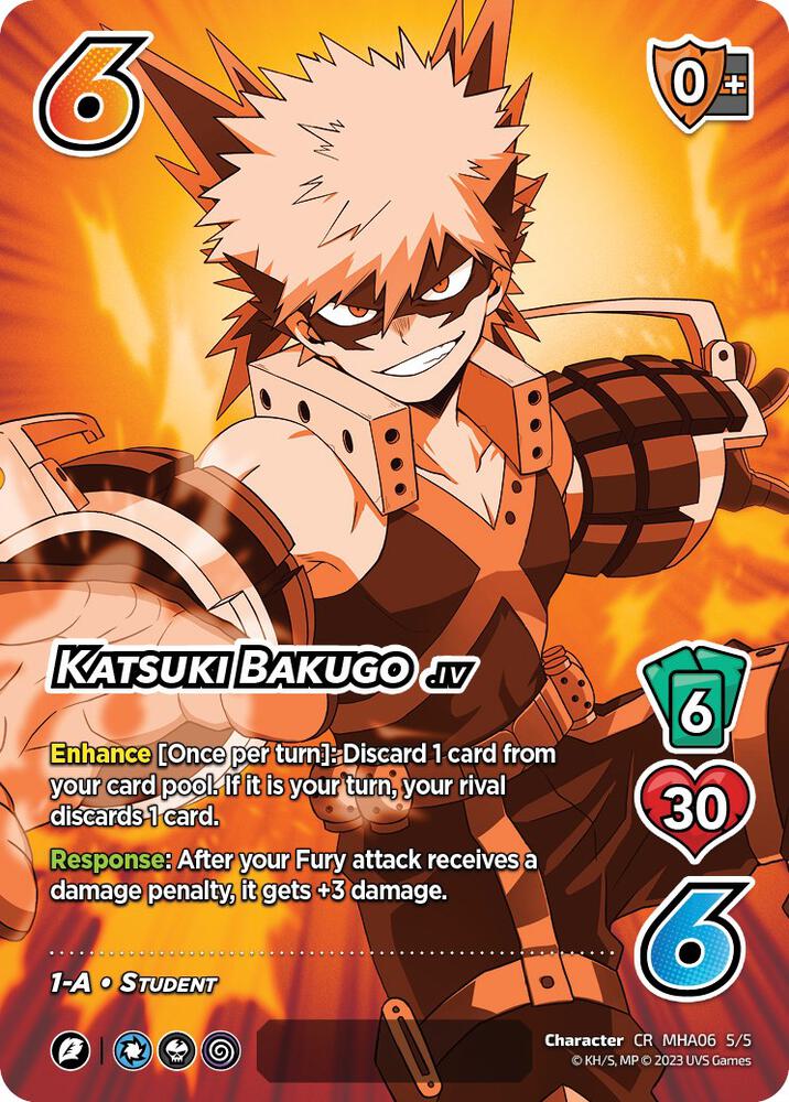 Katsuki Bakugo (Serial Numbered) - UniVersus: My Hero Academia: Jet Burn -  UniVersus - TCGplayer.com