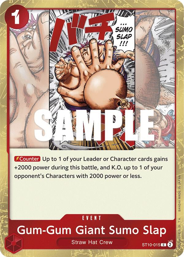Gum-Gum Giant Sumo Slap - Ultra Deck: The Three Captains - One