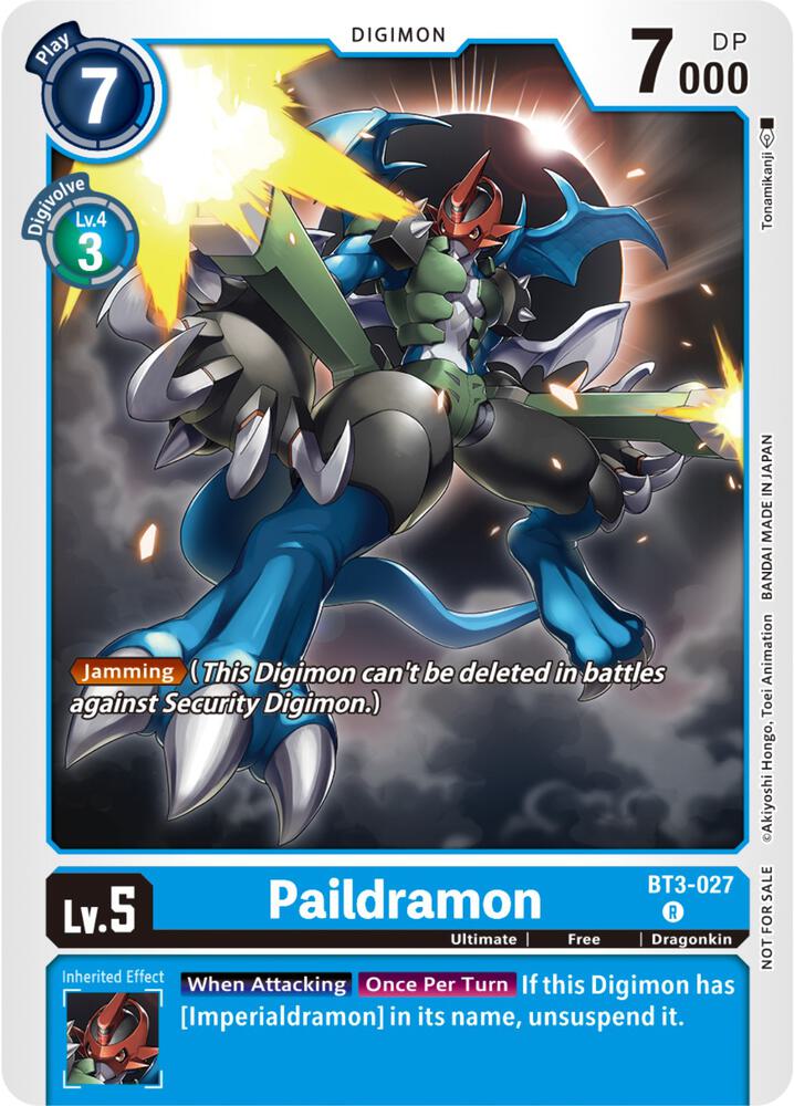 Paildramon BT3 027 NYCC 2023 Demo Deck