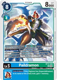 Paildramon (NYCC 2023 Demo Deck) - Digimon Demo Deck Exclusive Cards - Digimon card