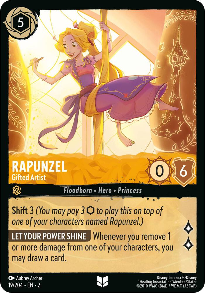 Rapunzel - Gifted Artist - Rise of the Floodborn - Disney Lorcana