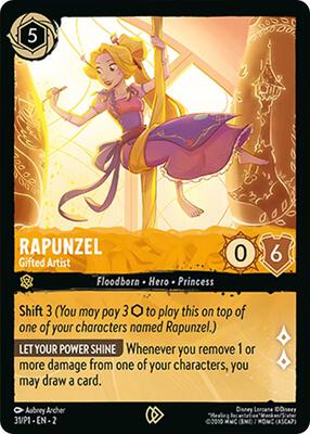 Disney LORCANA「RAPUNZEL」プロモカード（英語版） Rapunzel - Gifted with Healing - Disney Lorcana Promo Cards