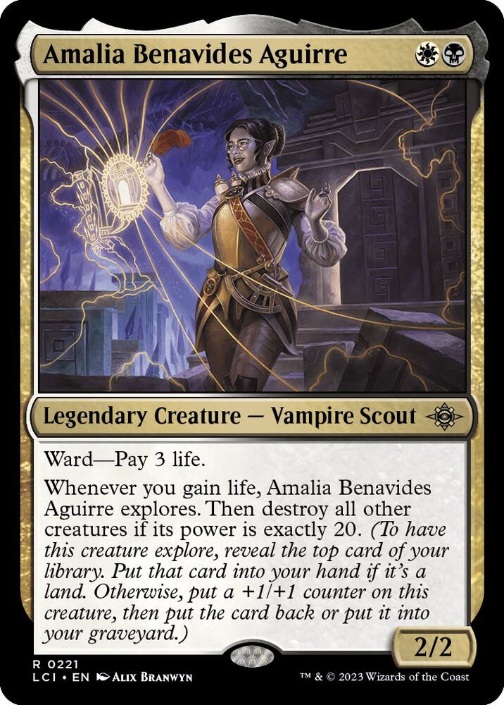 MTGフォルダごとまとめ売り レア アンコモン コメントはこちらへお願いします。 Amalia Benavides Aguirre - The Lost Caverns of Ixalan - Magic: The