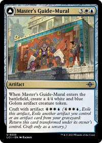 Master's Guide-Mural - The Lost Caverns of Ixalan - Magic: The Gathering card