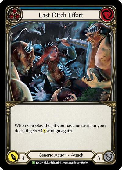 Last Ditch Effort - JDG017 Flesh and Blood: Promo Cards card price