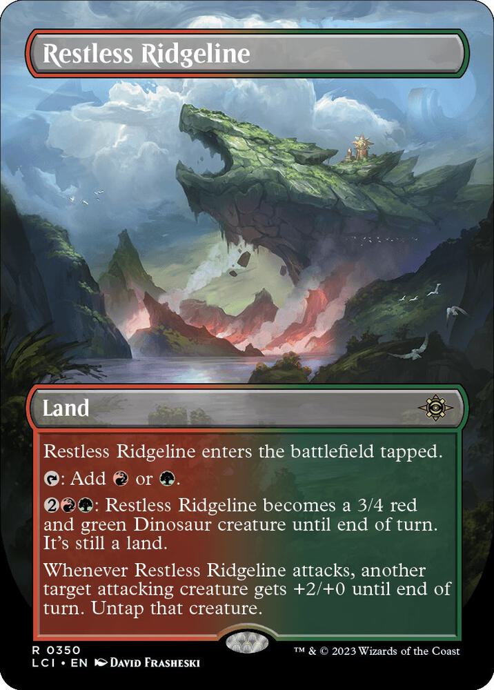 Restless Ridgeline (Borderless) - The Lost Caverns of Ixalan