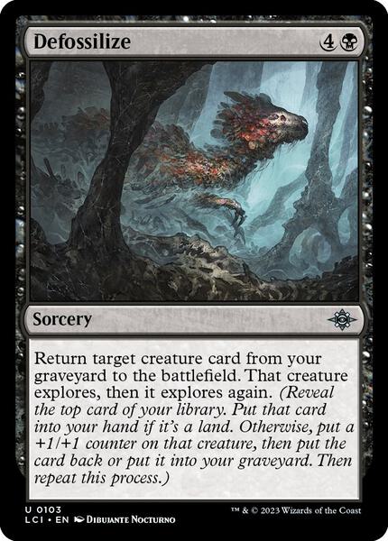 リィエル サイン リィエルレイフォード サイン Chaos TCG Defossilize - The Lost Caverns of Ixalan - Magic: The Gathering