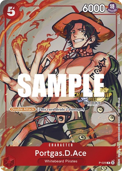 Portgas.D.Ace (CS 2023 Event Pack) One Piece Promotion Cards PR One Piece card — value and price
