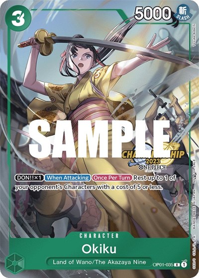 Okiku (CS 2023 Celebration Pack) One Piece Promotion Cards card price