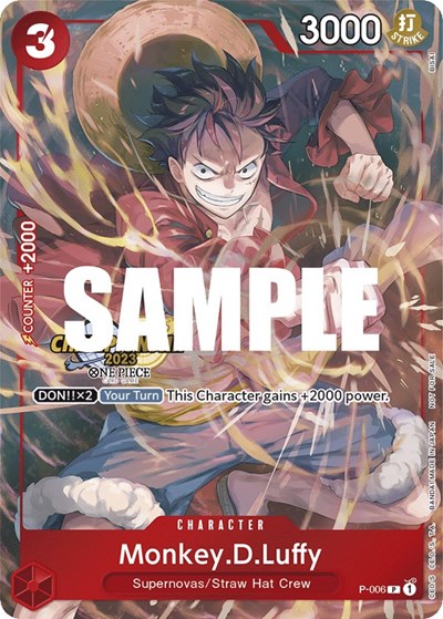 Monkey.D.Luffy (006) (CS 2023 Celebration Pack) One Piece Promotion Cards card price