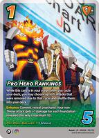 Pro Hero Rankings - UniVersus: My Hero Academia: Jet Burn