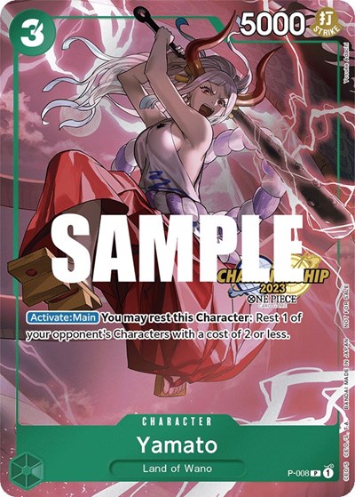 Yamato (CS 2023 Celebration Pack) One Piece Promotion Cards PR One Piece card — value and price