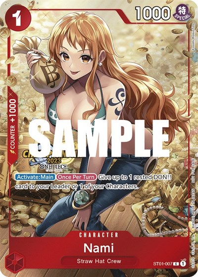 Nami (CS 2023 Celebration Pack) One Piece Promotion Cards card price