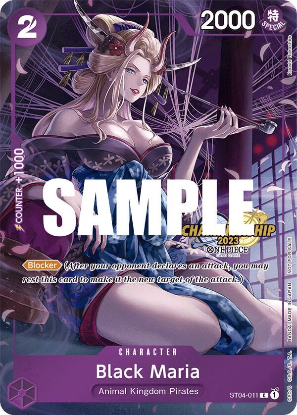 Black Maria (CS 2023 Celebration Pack) - One Piece Promotion Cards