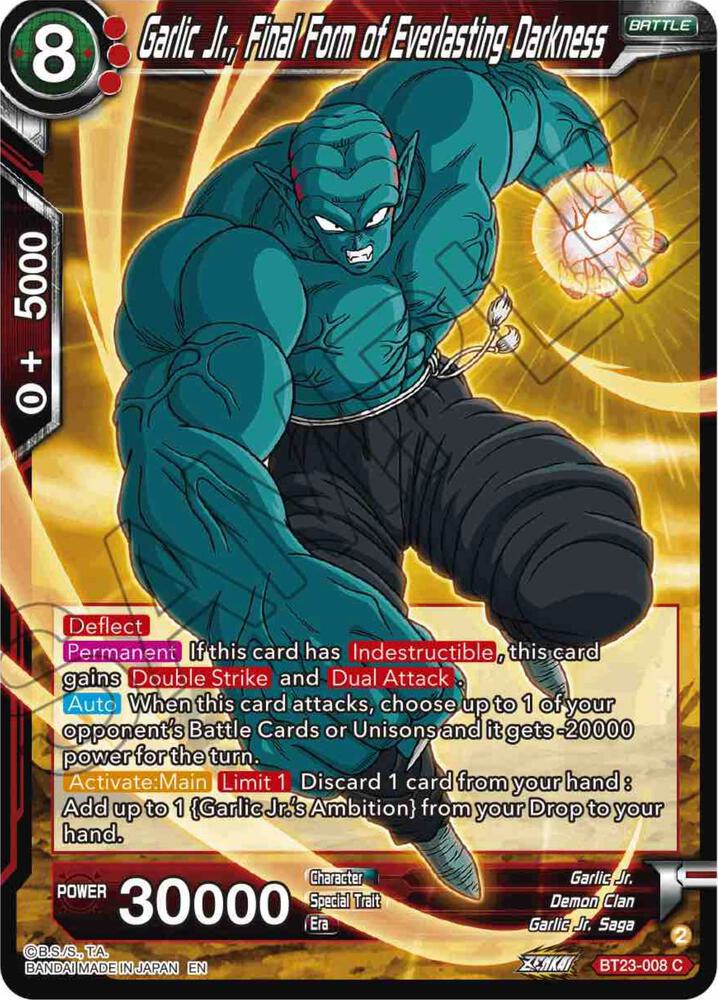 Garlic Jr., Final Form of Everlasting Darkness - Perfect