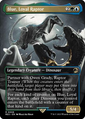Blue, Loyal Raptor