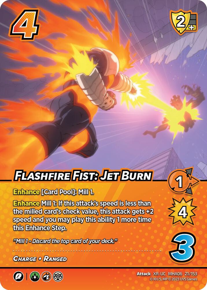 Flashfire Fist: Jet Burn (XR) - UniVersus: My Hero Academia: Jet