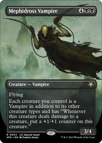 Mephidross Vampire (Borderless) - Special Guests - Magic: The Gathering card
