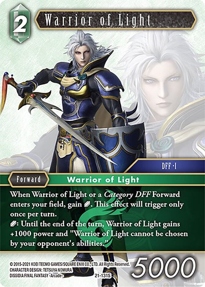 Warrior of Light (21-131S) - Beyond Destiny - Final Fantasy TCG