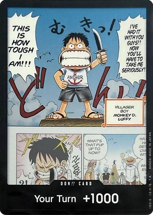 DON Card Young Luffy Devil Fruits Collection Vol 1 onepiece card