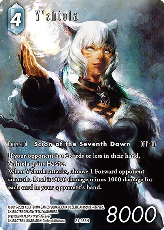 ▼ toLA✯24 Y'shtola (Full Art) - Beyond Destiny - Final Fantasy TCG