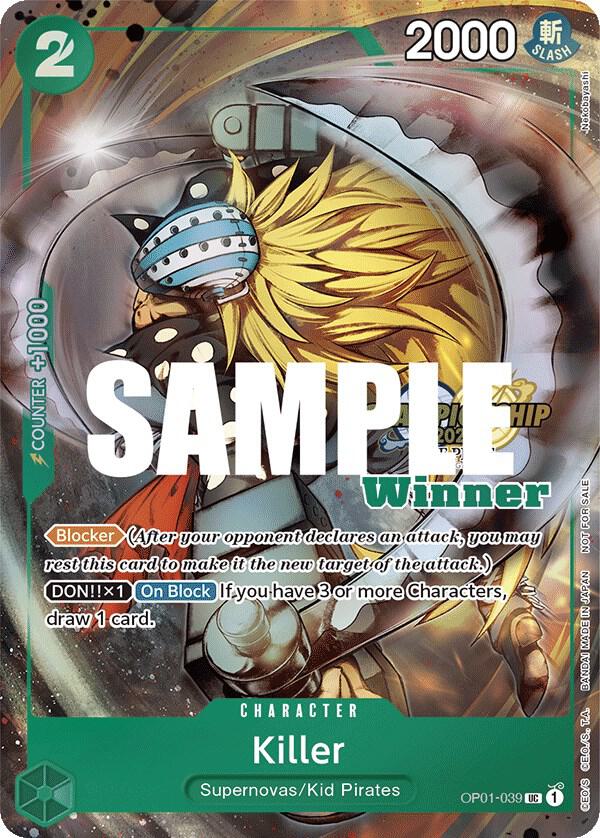 Killer (CS 2023 Top Players Pack) [Winner] - One Piece Promotion