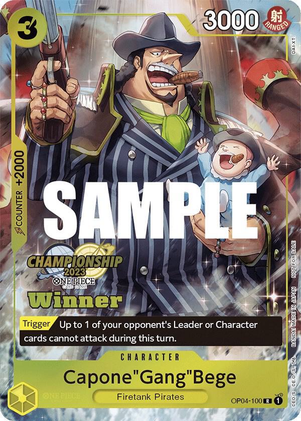 Capone"Gang"Bege (OP04-100) (Reprint) Base