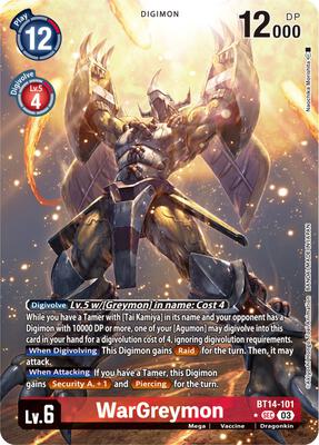 WarGreymon (Alternate Art) - Blast Ace - Digimon Card Game