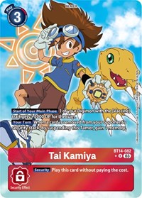 Tai Kamiya (Alternate Art) - Blast Ace - Digimon card