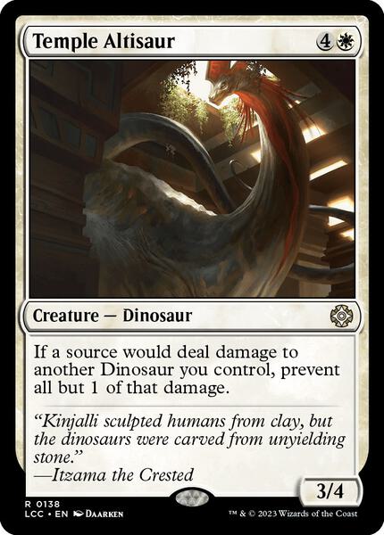 Temple Altisaur - Commander: The Lost Caverns of Ixalan - Magic