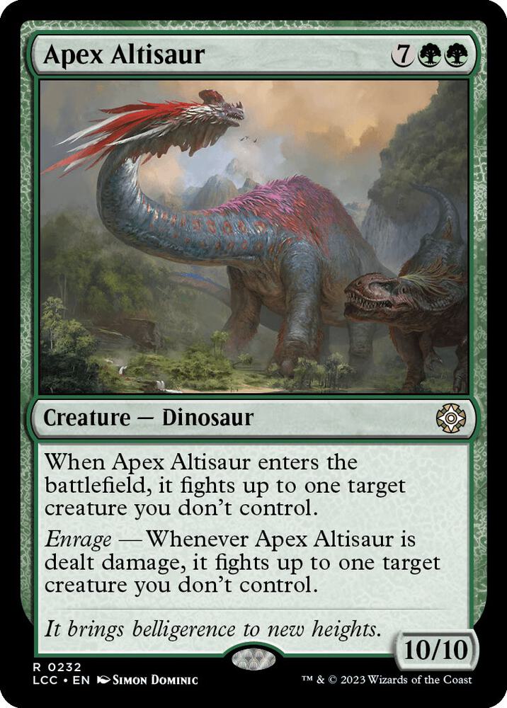 Apex Altisaur - Commander: The Lost Caverns of Ixalan - Magic: The