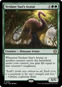 Verdant Sun's Avatar (Commander: The Lost Caverns of Ixalan)