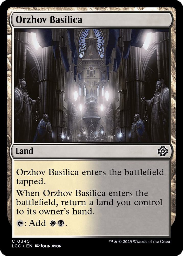 Orzhov Basilica - Commander: The Lost Caverns of Ixalan - Magic