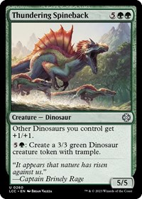 Thundering Spineback (Commander: The Lost Caverns of Ixalan)