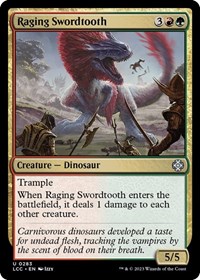 Raging Swordtooth (Commander: The Lost Caverns of Ixalan)