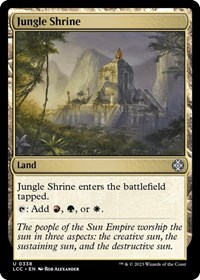 Jungle Shrine (Commander: The Lost Caverns of Ixalan)