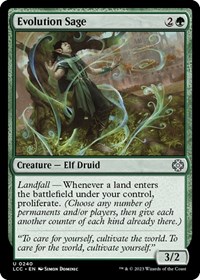 Evolution Sage (Commander: The Lost Caverns of Ixalan)