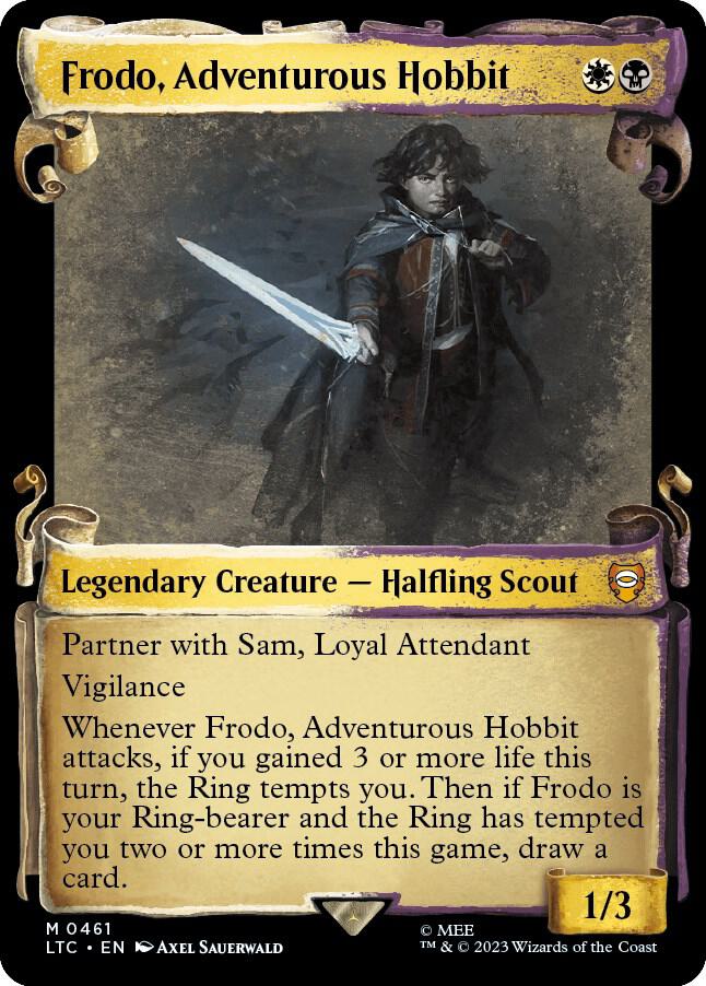 mtg frodo card Frodo Baggins [The Lord of the Rings: Tales of Middle-Earth Showcase S –  TokenMTG